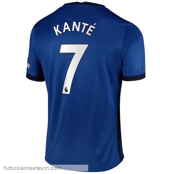 Camiseta Chelsea NO.7 Kante 1ª 2020/21 Azul
